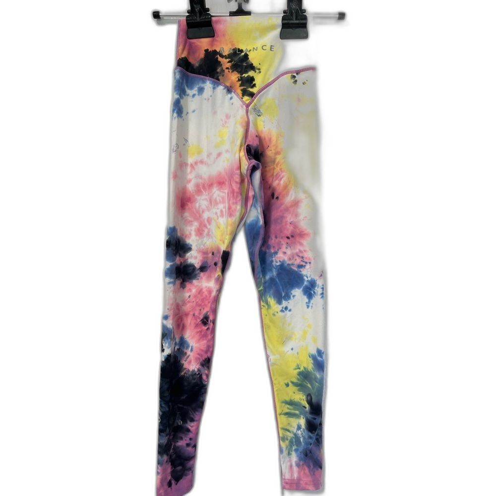 Balance Athletica cloud leggings pants acid rain tie dye size XS